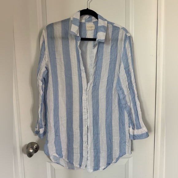 Sitano Striped Coverup - Picture 4 of 6